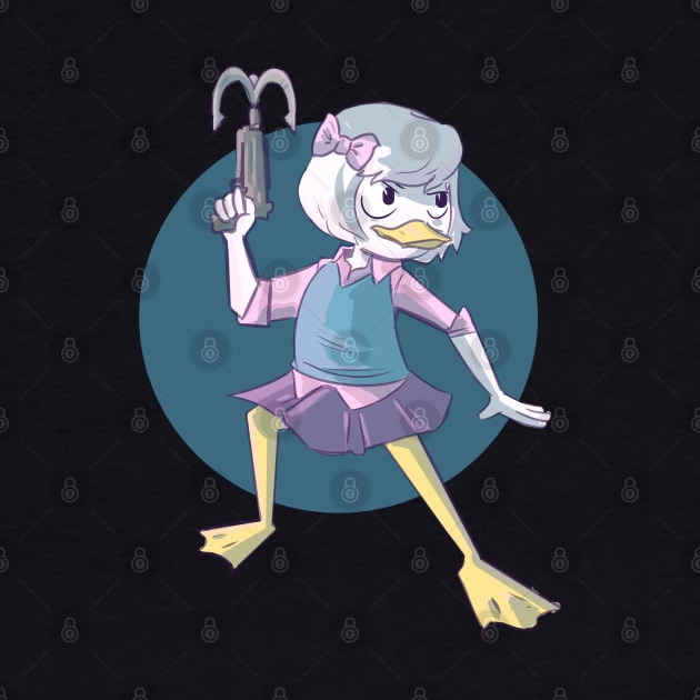 webby vanderquack (ducktales) by inkpocket